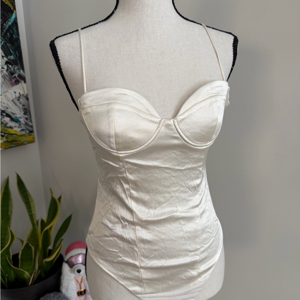 Zara White Bodysuit